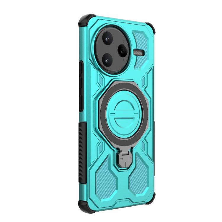 For Redmi K80 Pro 5G J-20 Solid Color MagSafe Magnetic TPU+PC Phone Case