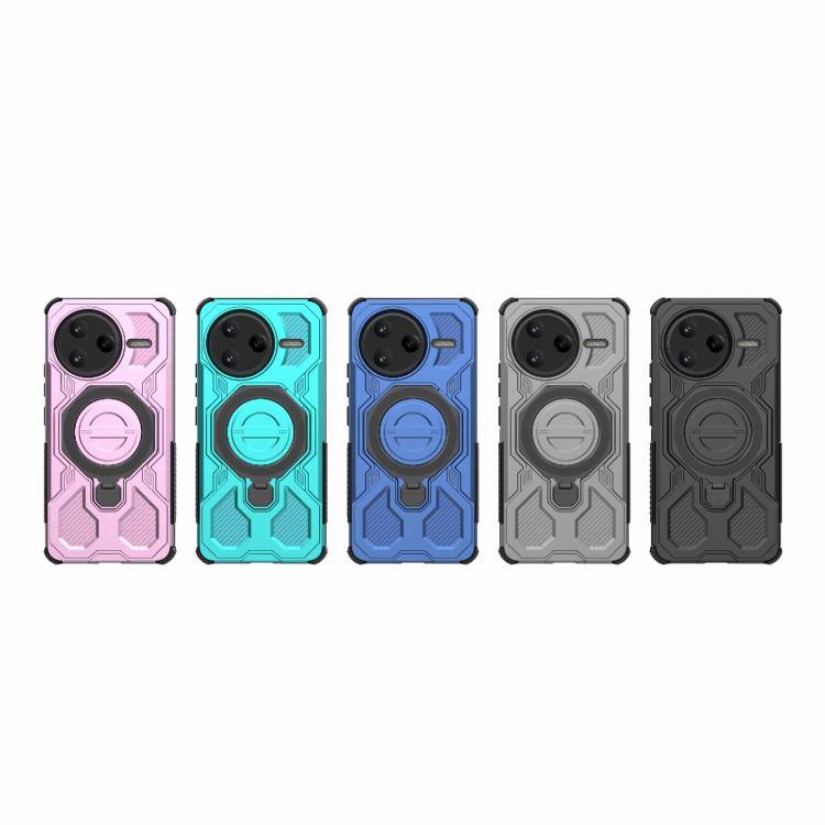 For Redmi K80 Pro 5G J-20 Solid Color MagSafe Magnetic TPU+PC Phone Case