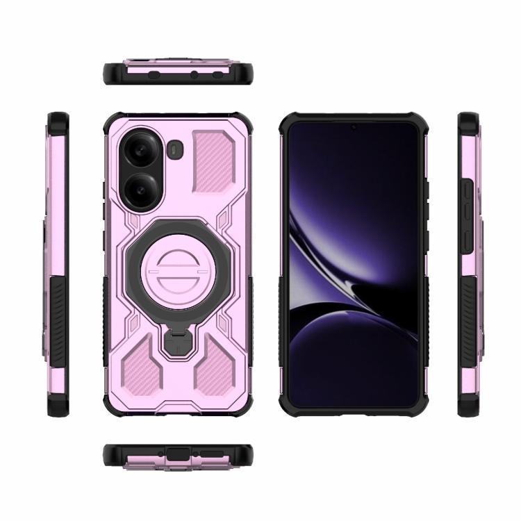 For Redmi Turbo 4 5G J-20 Solid Color MagSafe Magnetic TPU+PC Phone Case