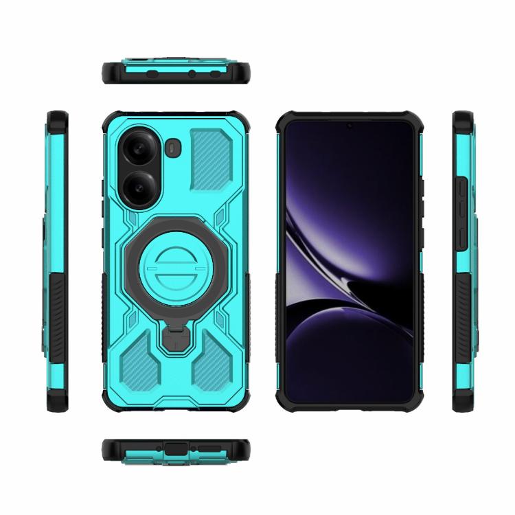 For Redmi Turbo 4 5G J-20 Solid Color MagSafe Magnetic TPU+PC Phone Case