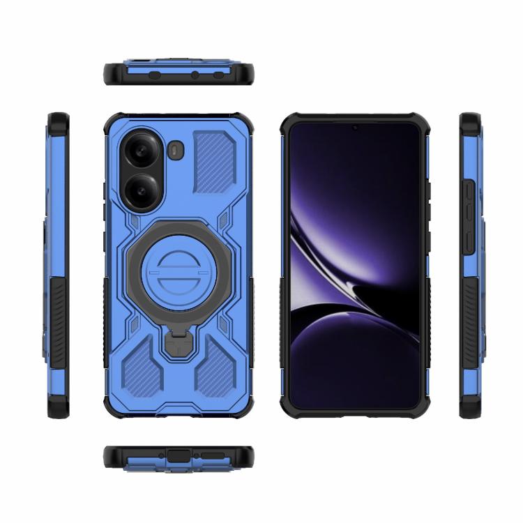 For Redmi Turbo 4 5G J-20 Solid Color MagSafe Magnetic TPU+PC Phone Case