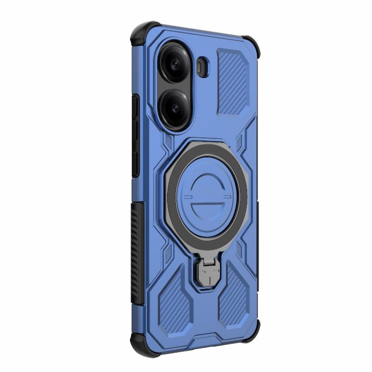 For Redmi Turbo 4 5G J-20 Solid Color MagSafe Magnetic TPU+PC Phone Case