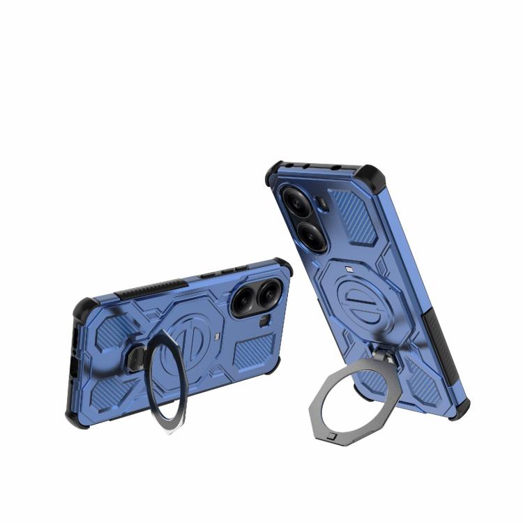 For Redmi Turbo 4 5G J-20 Solid Color MagSafe Magnetic TPU+PC Phone Case