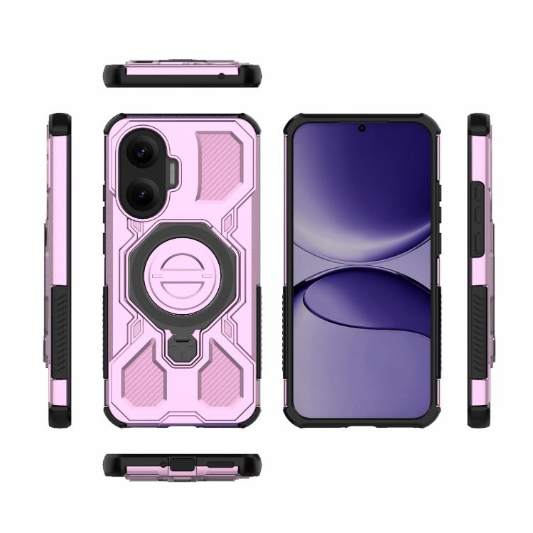 For Redmi Turbo 4 Pro 5G J-20 Solid Color MagSafe Magnetic TPU+PC Phone Case