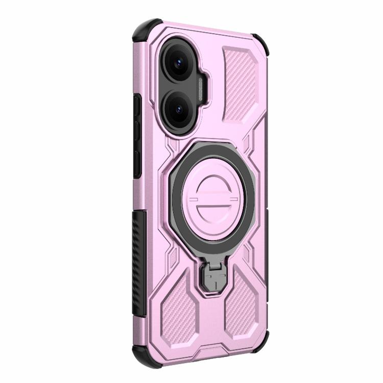 For Redmi Turbo 4 Pro 5G J-20 Solid Color MagSafe Magnetic TPU+PC Phone Case