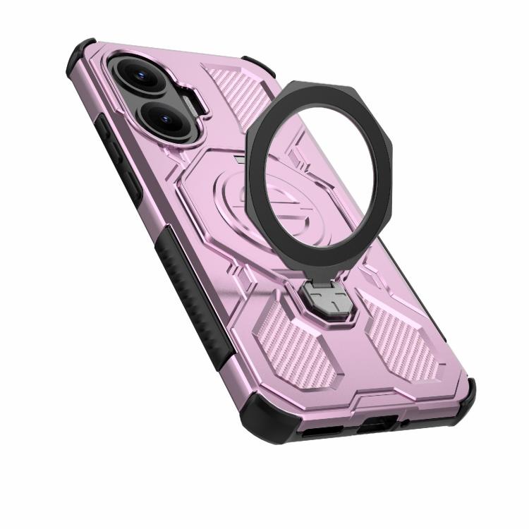 For Redmi Turbo 4 Pro 5G J-20 Solid Color MagSafe Magnetic TPU+PC Phone Case