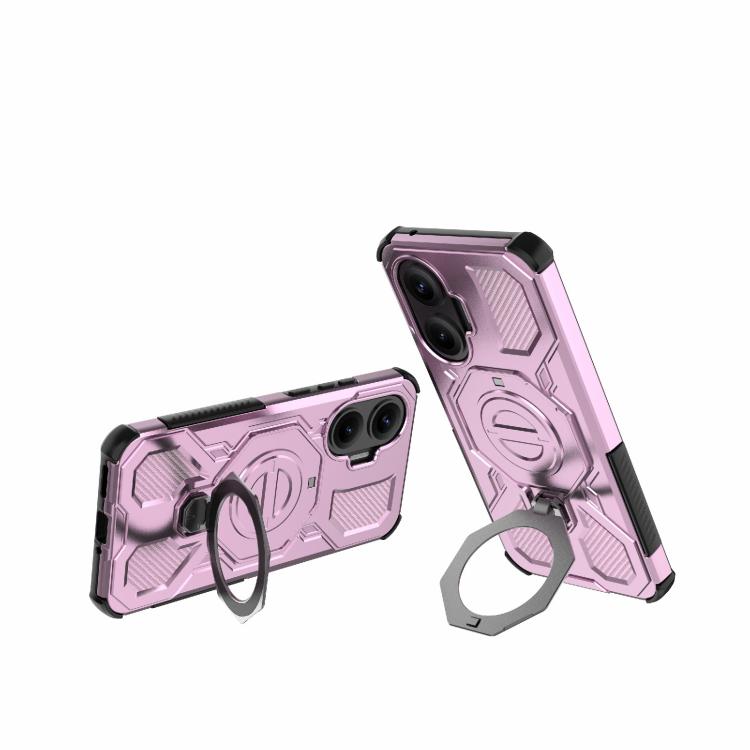 For Redmi Turbo 4 Pro 5G J-20 Solid Color MagSafe Magnetic TPU+PC Phone Case