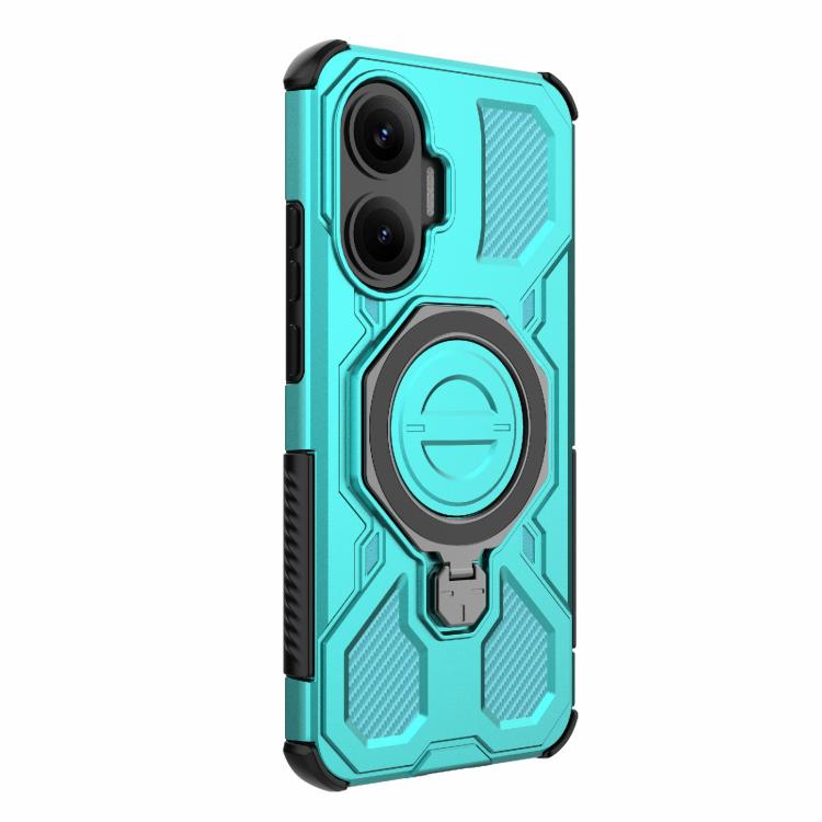 For Redmi Turbo 4 Pro 5G J-20 Solid Color MagSafe Magnetic TPU+PC Phone Case