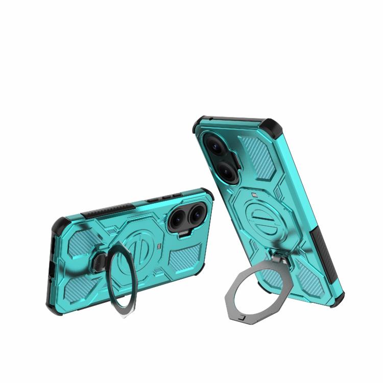 For Redmi Turbo 4 Pro 5G J-20 Solid Color MagSafe Magnetic TPU+PC Phone Case