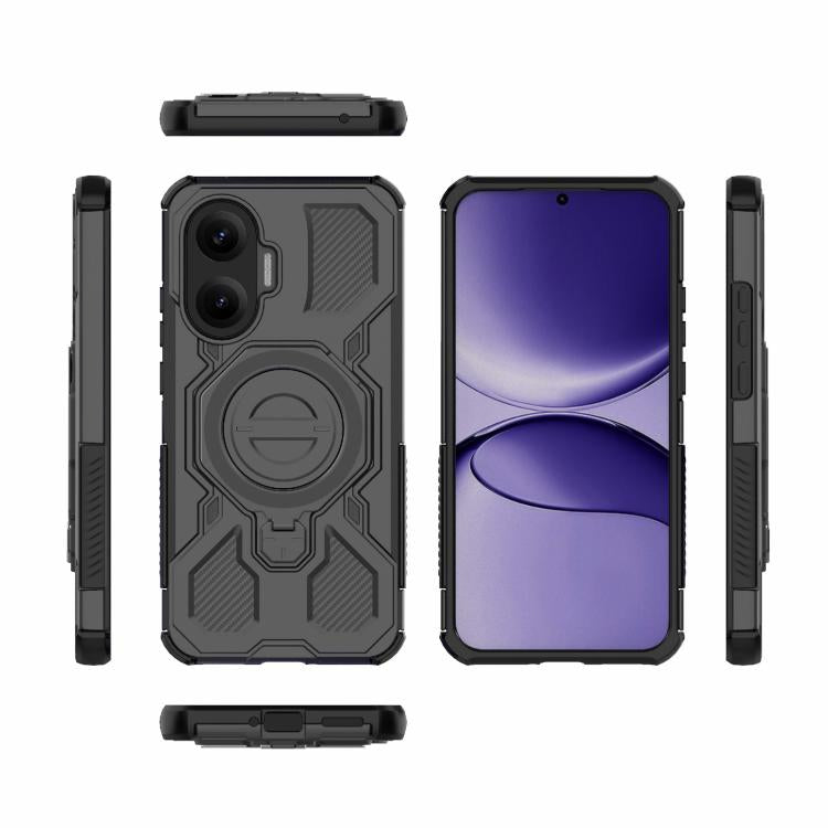 For Redmi Turbo 4 Pro 5G J-20 Solid Color MagSafe Magnetic TPU+PC Phone Case