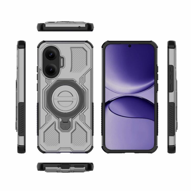 For Redmi Turbo 4 Pro 5G J-20 Solid Color MagSafe Magnetic TPU+PC Phone Case