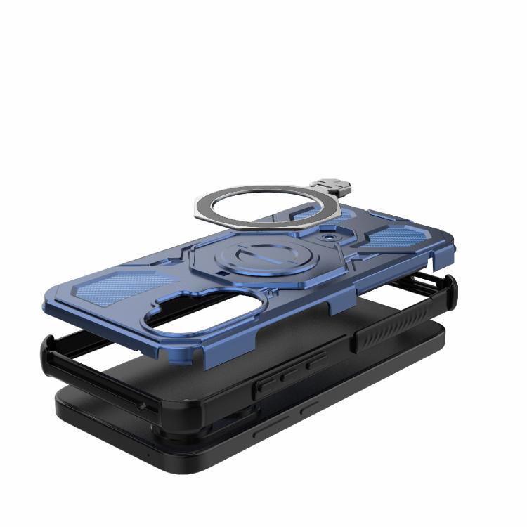 For Redmi Turbo 4 Pro 5G J-20 Solid Color MagSafe Magnetic TPU+PC Phone Case