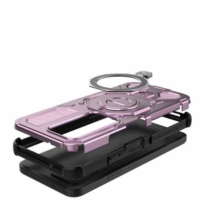 For Redmi 15 5G Global / 15 4G SEA J-20 Solid Color MagSafe Magnetic TPU+PC Phone Case