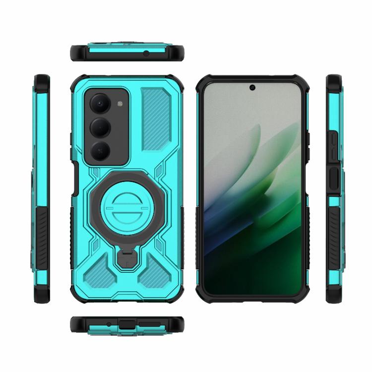 For Redmi 15 5G Global / 15 4G SEA J-20 Solid Color MagSafe Magnetic TPU+PC Phone Case