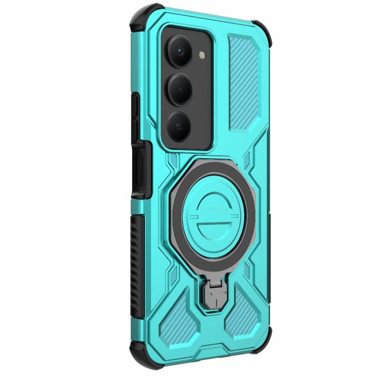 For Redmi 15 5G Global / 15 4G SEA J-20 Solid Color MagSafe Magnetic TPU+PC Phone Case