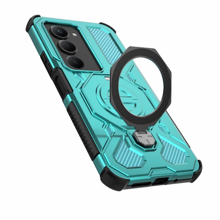 For Redmi 15 5G Global / 15 4G SEA J-20 Solid Color MagSafe Magnetic TPU+PC Phone Case