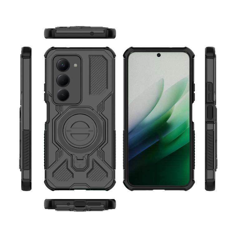 For Redmi 15 5G Global / 15 4G SEA J-20 Solid Color MagSafe Magnetic TPU+PC Phone Case