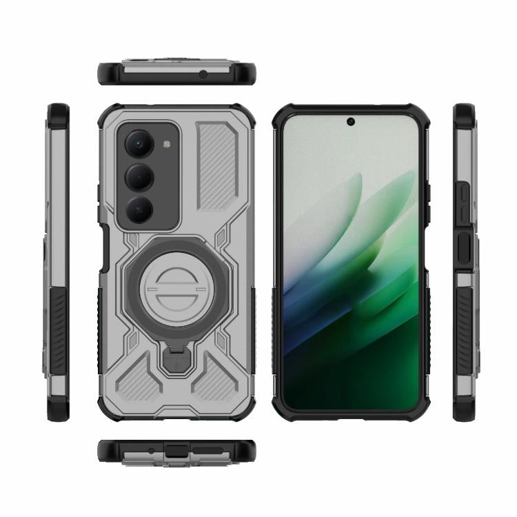 For Redmi 15 5G Global / 15 4G SEA J-20 Solid Color MagSafe Magnetic TPU+PC Phone Case