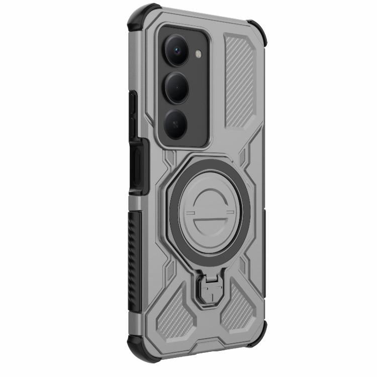 For Redmi 15 5G Global / 15 4G SEA J-20 Solid Color MagSafe Magnetic TPU+PC Phone Case