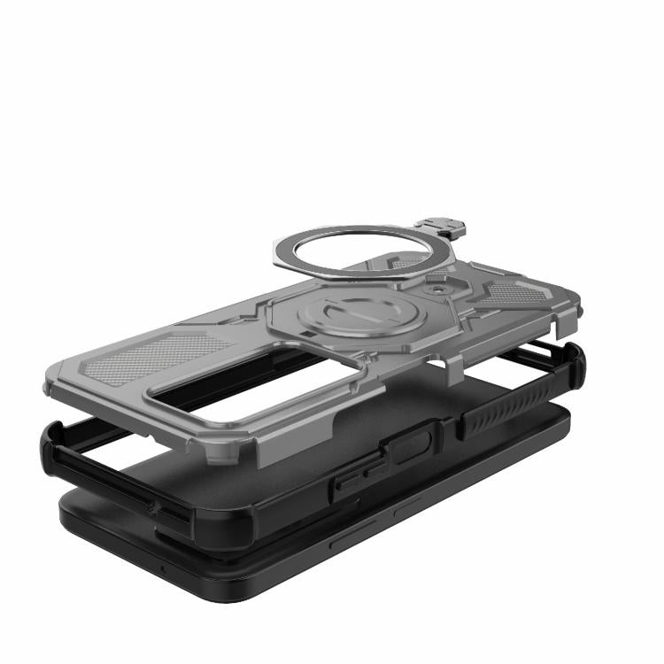 For Redmi 15 5G Global / 15 4G SEA J-20 Solid Color MagSafe Magnetic TPU+PC Phone Case