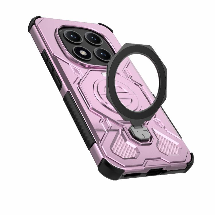 For Redmi Note 15 Pro+ 5G Global 163.3mm J-20 Solid Color MagSafe Magnetic TPU+PC Phone Case