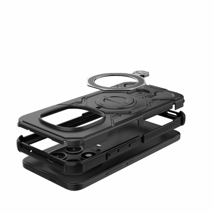 For Redmi Note 15 Pro+ 5G Global 163.3mm J-20 Solid Color MagSafe Magnetic TPU+PC Phone Case