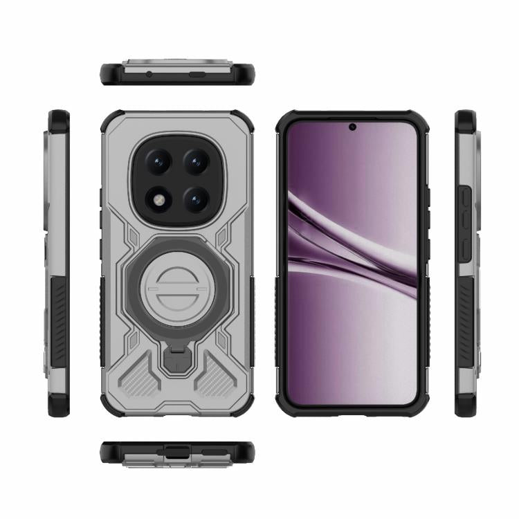 For Redmi Note 15 Pro+ 5G Global 163.3mm J-20 Solid Color MagSafe Magnetic TPU+PC Phone Case