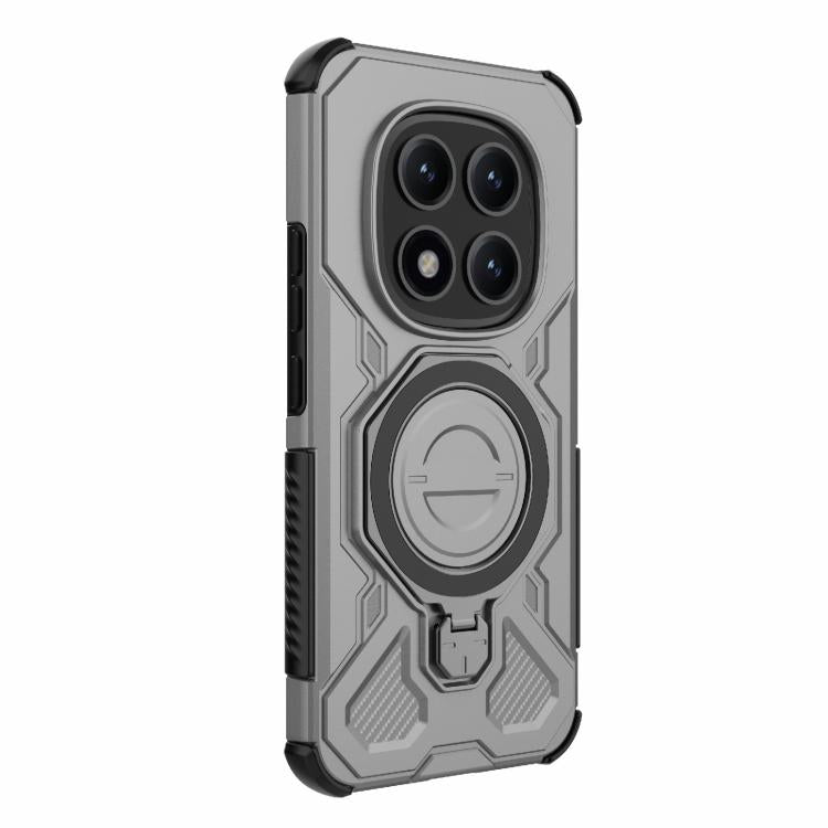 For Redmi Note 15 Pro+ 5G Global 163.3mm J-20 Solid Color MagSafe Magnetic TPU+PC Phone Case