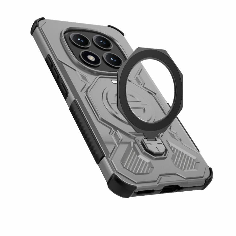 For Redmi Note 15 Pro+ 5G Global 163.3mm J-20 Solid Color MagSafe Magnetic TPU+PC Phone Case