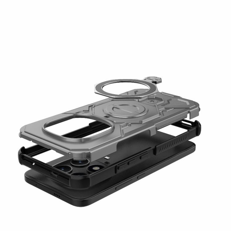 For Redmi Note 15 Pro+ 5G Global 163.3mm J-20 Solid Color MagSafe Magnetic TPU+PC Phone Case