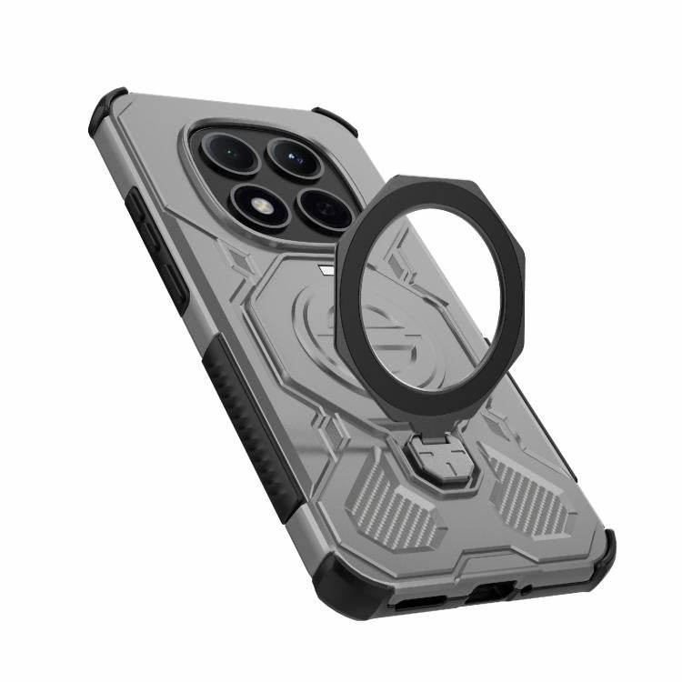 For Redmi Note 15 Pro 5G Global 163.6mm J-20 Solid Color MagSafe Magnetic TPU+PC Phone Case