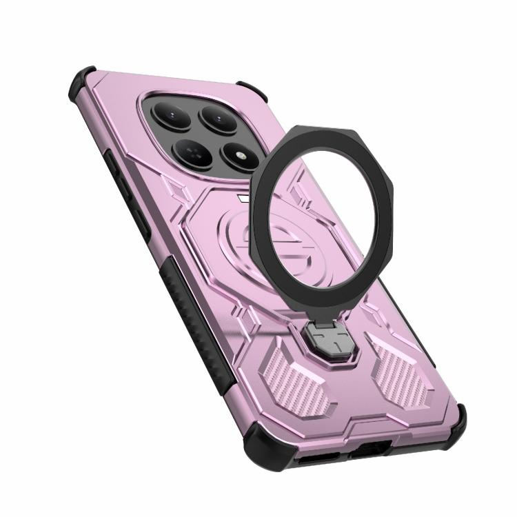 For Redmi Note 15 4G Global 164mm J-20 Solid Color MagSafe Magnetic TPU+PC Phone Case