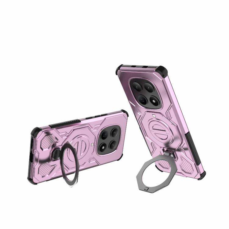 For Redmi Note 15 4G Global 164mm J-20 Solid Color MagSafe Magnetic TPU+PC Phone Case