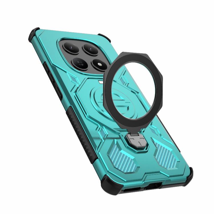 For Redmi Note 15 4G Global 164mm J-20 Solid Color MagSafe Magnetic TPU+PC Phone Case