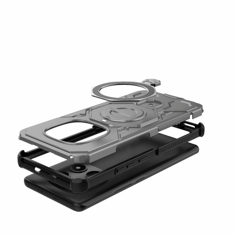 For Redmi Note 15 4G Global 164mm J-20 Solid Color MagSafe Magnetic TPU+PC Phone Case