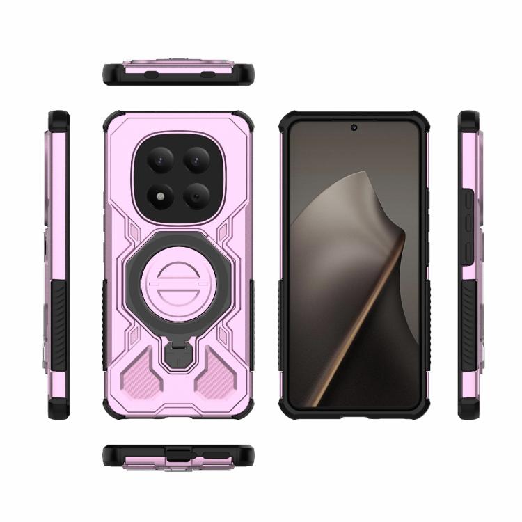 For Redmi Note 15 Pro 4G Global 163.2mm J-20 Solid Color MagSafe Magnetic TPU+PC Phone Case