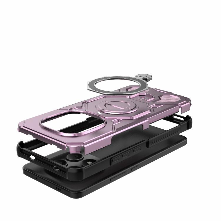 For Redmi Note 15 Pro 4G Global 163.2mm J-20 Solid Color MagSafe Magnetic TPU+PC Phone Case