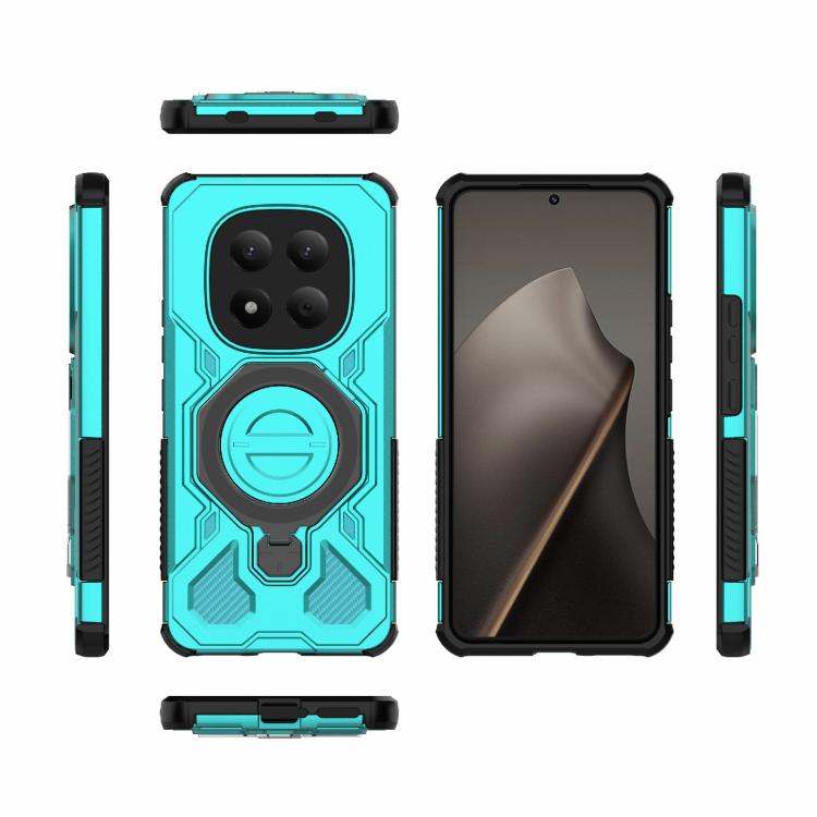 For Redmi Note 15 Pro 4G Global 163.2mm J-20 Solid Color MagSafe Magnetic TPU+PC Phone Case