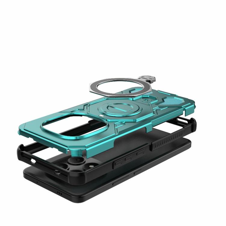For Redmi Note 15 Pro 4G Global 163.2mm J-20 Solid Color MagSafe Magnetic TPU+PC Phone Case