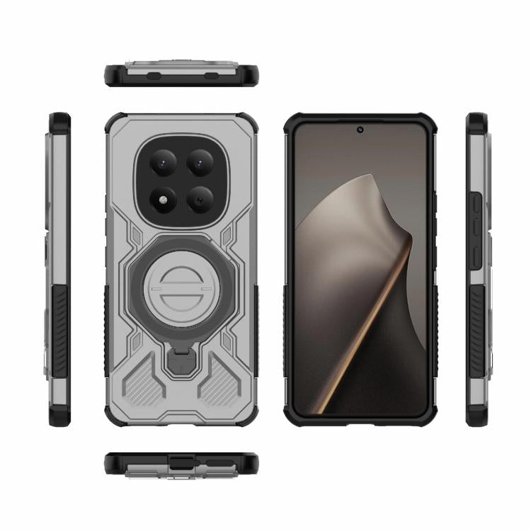 For Redmi Note 15 Pro 4G Global 163.2mm J-20 Solid Color MagSafe Magnetic TPU+PC Phone Case