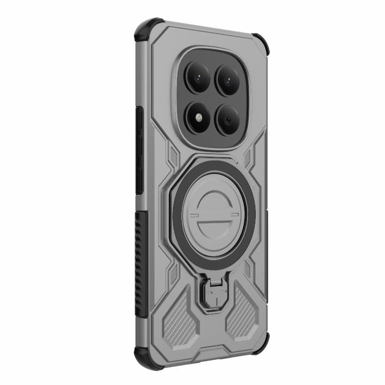 For Redmi Note 15 Pro 4G Global 163.2mm J-20 Solid Color MagSafe Magnetic TPU+PC Phone Case