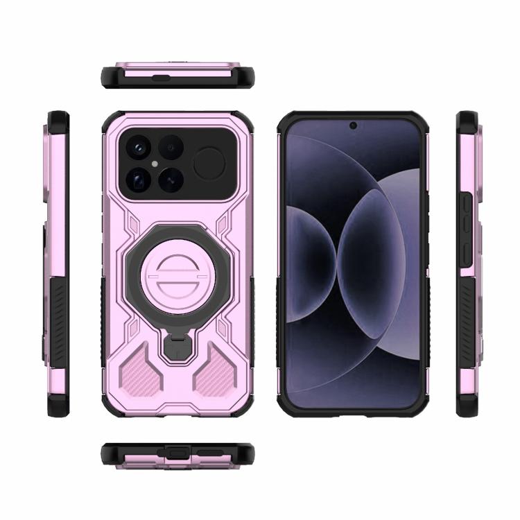 For Redmi K90 Pro Max 5G J-20 Solid Color MagSafe Magnetic TPU+PC Phone Case