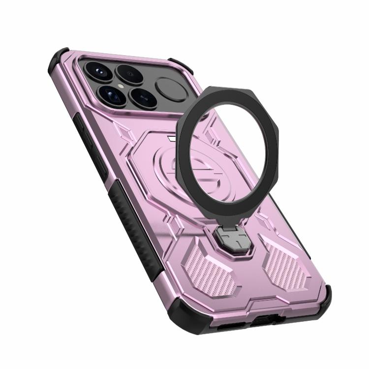 For Redmi K90 Pro Max 5G J-20 Solid Color MagSafe Magnetic TPU+PC Phone Case