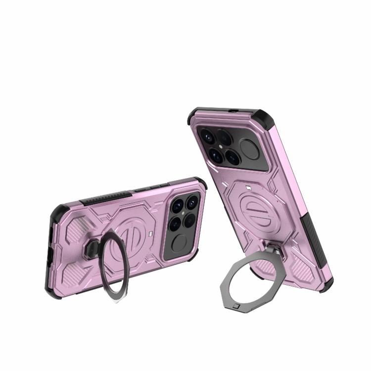 For Redmi K90 Pro Max 5G J-20 Solid Color MagSafe Magnetic TPU+PC Phone Case