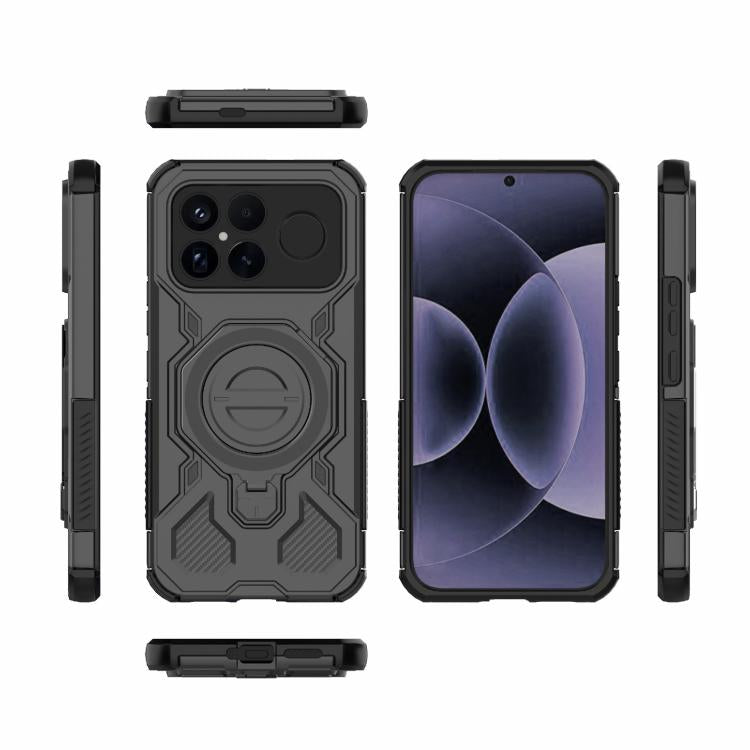 For Redmi K90 Pro Max 5G J-20 Solid Color MagSafe Magnetic TPU+PC Phone Case