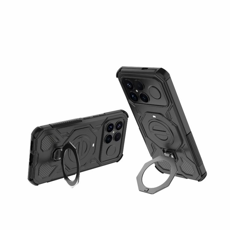 For Redmi K90 Pro Max 5G J-20 Solid Color MagSafe Magnetic TPU+PC Phone Case