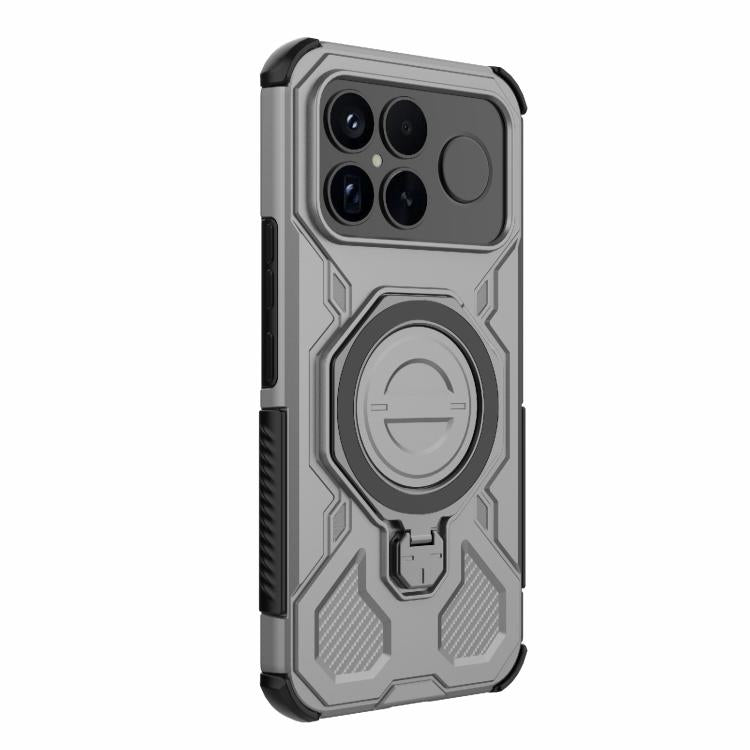 For Redmi K90 Pro Max 5G J-20 Solid Color MagSafe Magnetic TPU+PC Phone Case