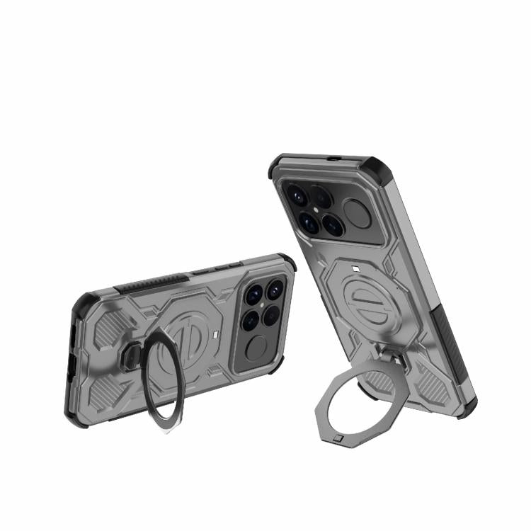 For Redmi K90 Pro Max 5G J-20 Solid Color MagSafe Magnetic TPU+PC Phone Case