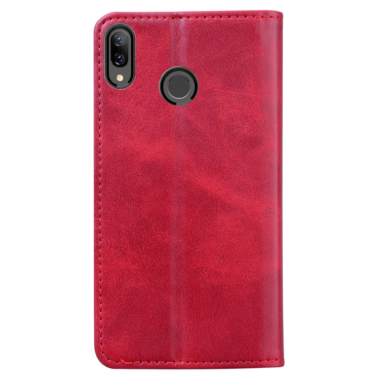 For Huawei P20 Lite / Nova 3e Business Stitching Horizontal Flip Leather Case with Double Folding & Bracket & Card Slots & Photo Frame & Wallet