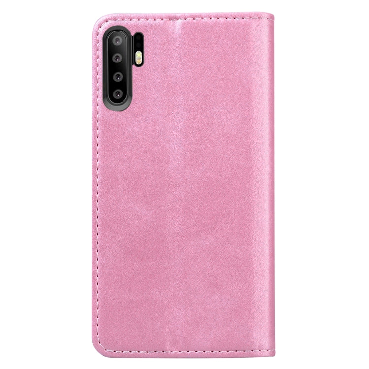 For Huawei P30 Pro Business Stitching Horizontal Flip Leather Case with Double Folding & Bracket & Card Slots & Photo Frame & Wallet